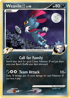 Weavile G - Platinum