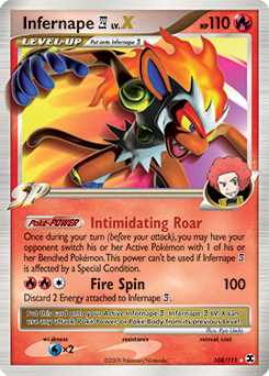 Infernape E4 LV.X - Rising Rivals