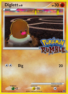 Diglett - Pokémon Rumble