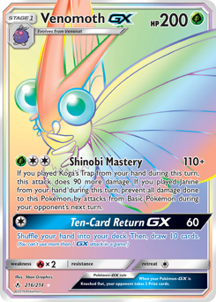 Venomoth-GX - Unbroken Bonds