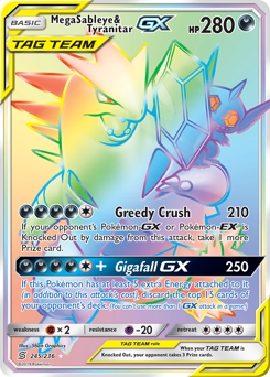 Mega Sableye & Tyranitar-GX - Unified Minds