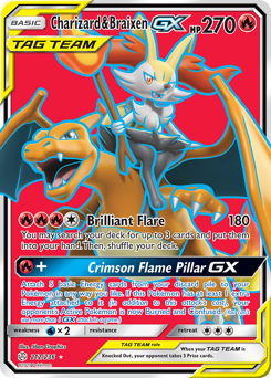 Charizard & Braixen-GX - Cosmic Eclipse