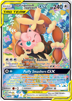 Mega Lopunny & Jigglypuff-GX - Cosmic Eclipse