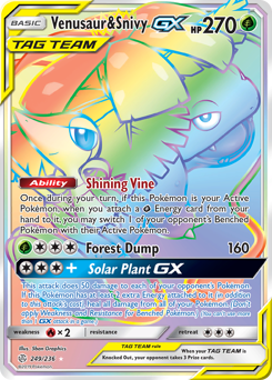 Venusaur & Snivy-GX - Cosmic Eclipse