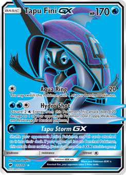 Tapu Fini-GX - Burning Shadows