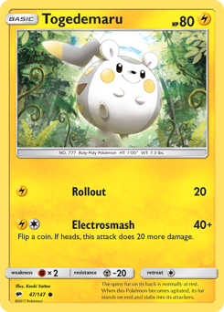 Togedemaru - Burning Shadows