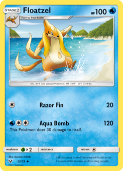 Floatzel - Shining Legends