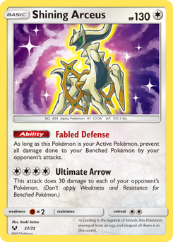 Shining Arceus - Shining Legends