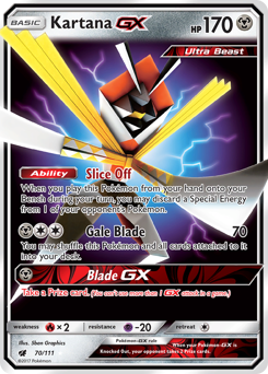 Kartana-GX - Crimson Invasion