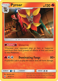 Pyroar - Forbidden Light