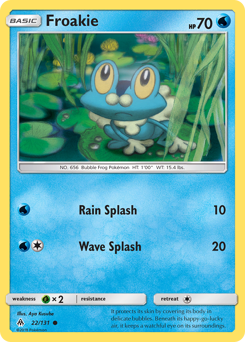 Froakie - Forbidden Light