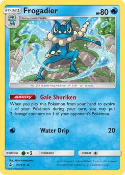 Frogadier - Forbidden Light