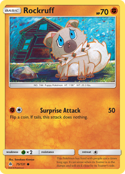 Rockruff - Forbidden Light