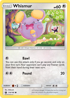 Whismur - Celestial Storm