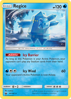 Regice - Celestial Storm