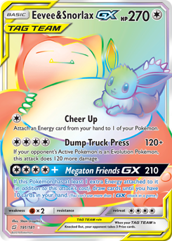 Eevee & Snorlax-GX - Team Up