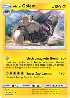 Alolan Golem - Team Up