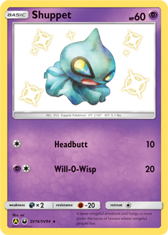 Shuppet - Hidden Fates Shiny Vault