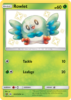 Rowlet - Hidden Fates Shiny Vault