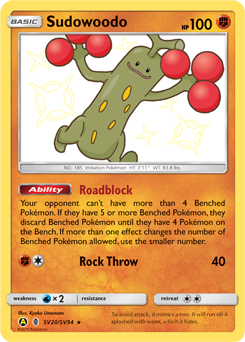 Sudowoodo - Hidden Fates Shiny Vault
