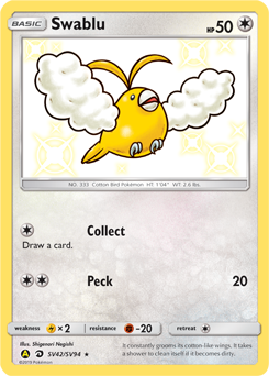 Swablu - Hidden Fates Shiny Vault