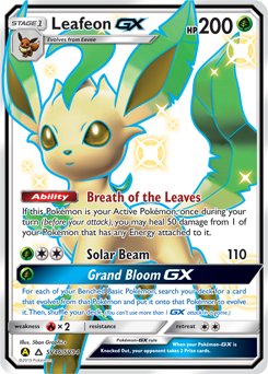 Leafeon-GX - Hidden Fates Shiny Vault