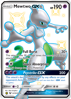 Mewtwo-GX - Hidden Fates Shiny Vault