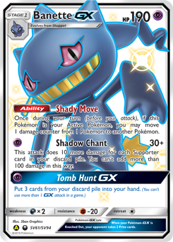 Banette-GX - Hidden Fates Shiny Vault