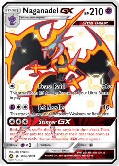 Naganadel-GX - Hidden Fates Shiny Vault