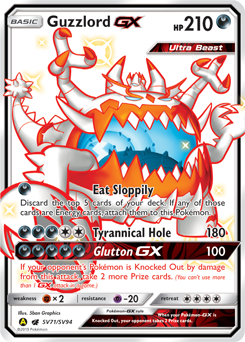 Guzzlord-GX - Hidden Fates Shiny Vault