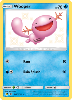 Wooper - Hidden Fates Shiny Vault
