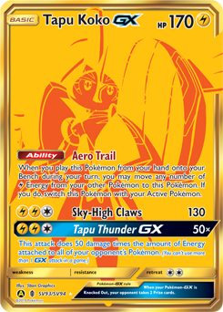 Tapu Koko-GX - Hidden Fates Shiny Vault