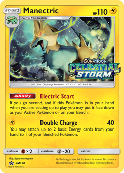 Manectric - SM Black Star Promos