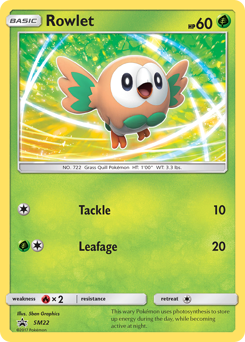 Rowlet - SM Black Star Promos
