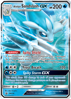 Alolan Sandslash-GX - SM Black Star Promos