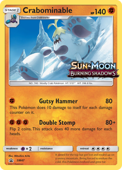 Crabominable - SM Black Star Promos