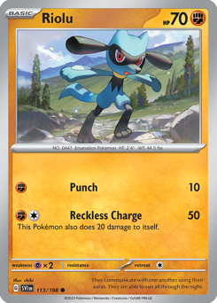 Riolu - Scarlet & Violet