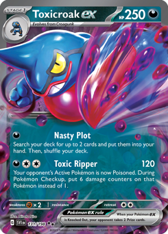 Toxicroak ex - Scarlet & Violet