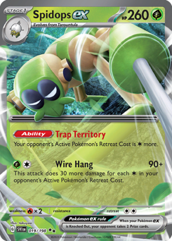 Spidops ex - Scarlet & Violet #19 Price & Value ($0.52) | PokeScope