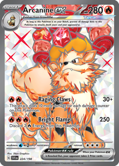 Arcanine ex - Scarlet & Violet