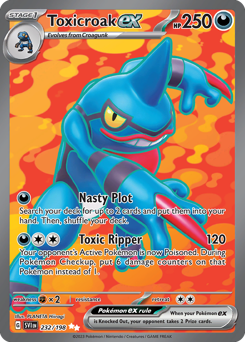 Toxicroak ex - Scarlet & Violet