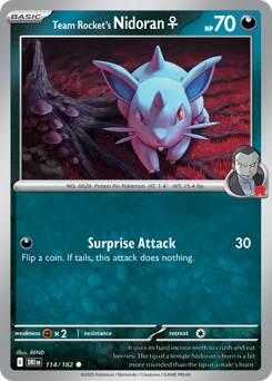 Team Rocket's Nidoran♀ - Destined Rivals