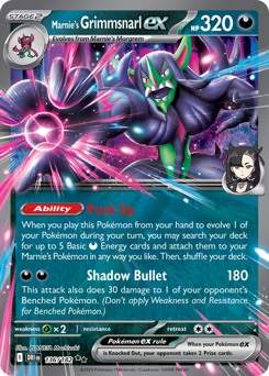 Marnie's Grimmsnarl ex - Destined Rivals