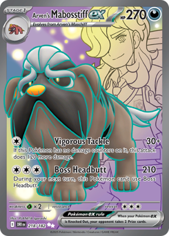 Arven's Mabosstiff ex - Destined Rivals