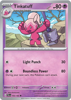 Tinkatuff - Paldea Evolved