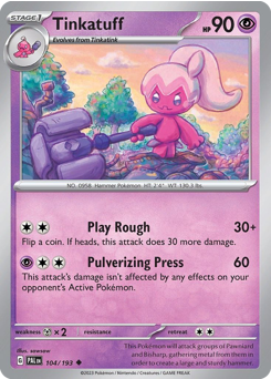 Tinkatuff - Paldea Evolved