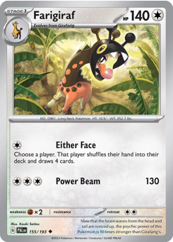 Farigiraf - Paldea Evolved