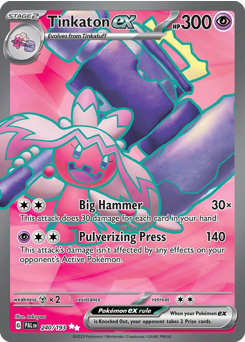 Tinkaton ex - Paldea Evolved