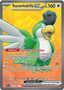 Squawkabilly ex - Paldea Evolved