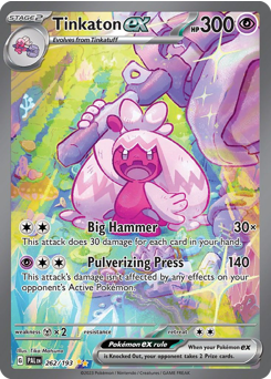 Tinkaton ex - Paldea Evolved